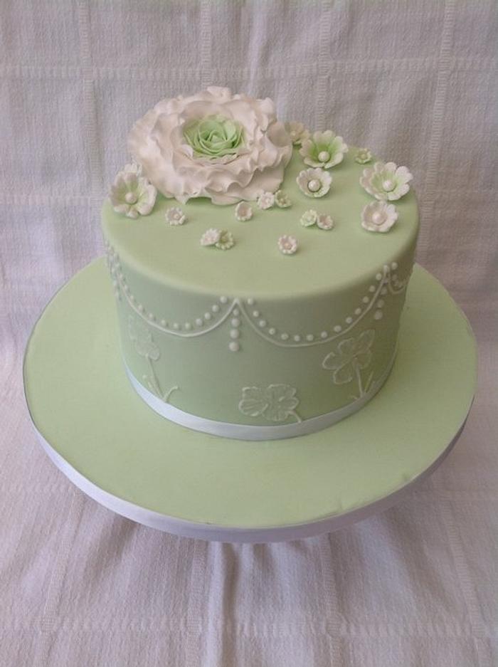 Pretty Mothers Day Cake