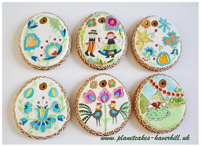 Polish Folk Easter Egg Cookies