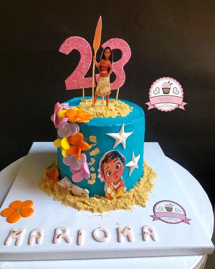 Moana cake