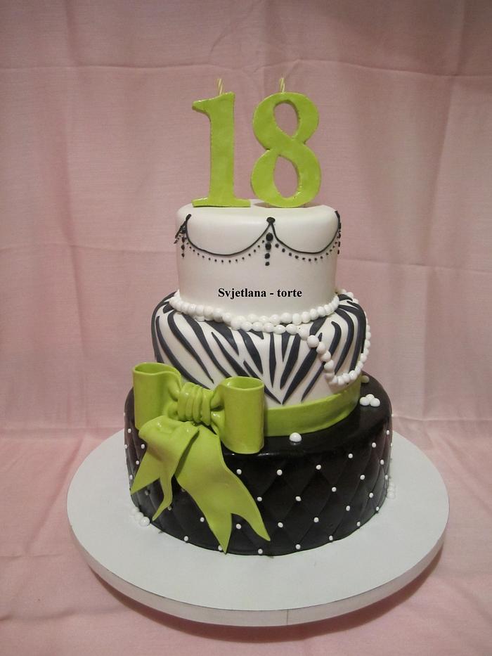 18th birthday cakes