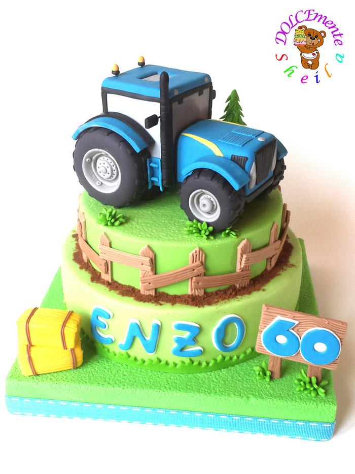 Tractor cake