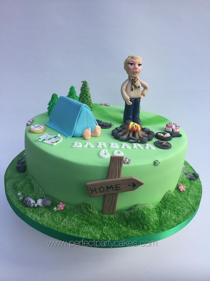 Scout leader cake