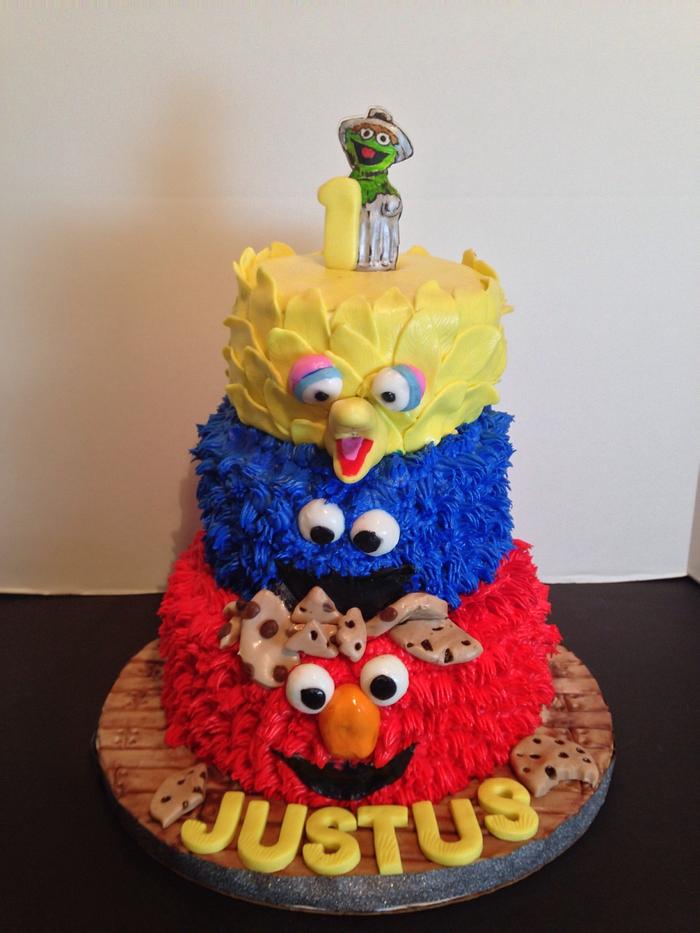 Sesame Street cake