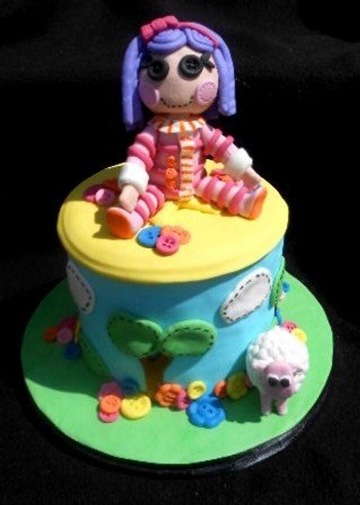 lalaloopsy Doll cake : Pillow Featherbed