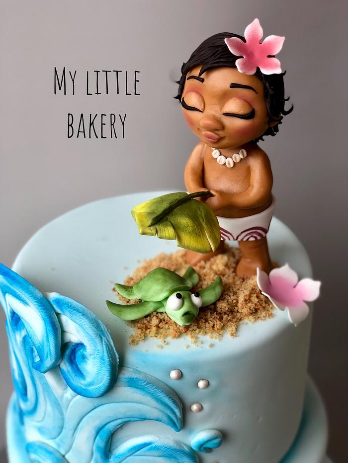Baby Moana cake 