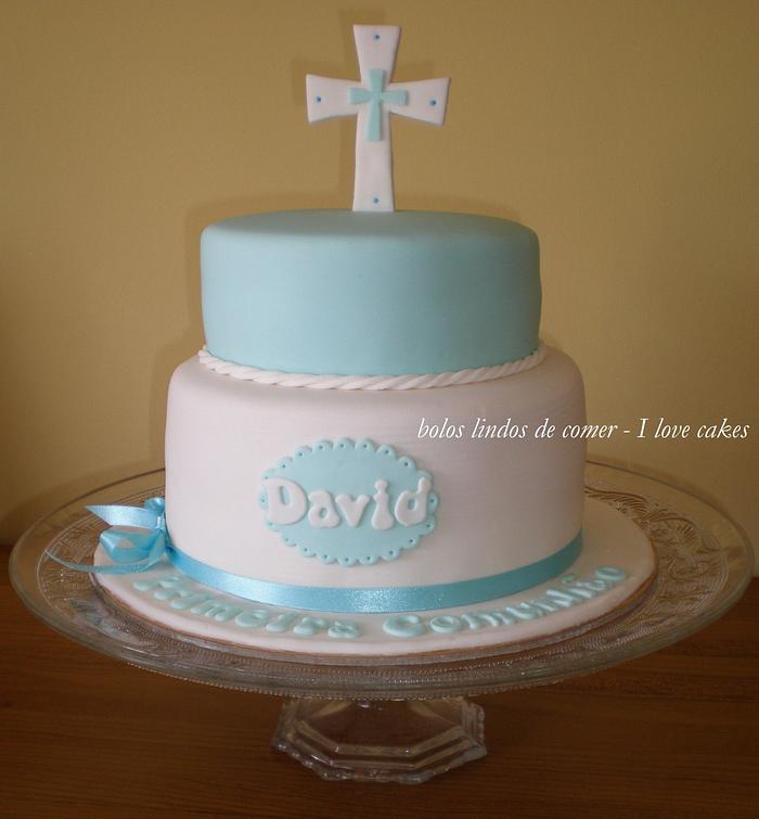 My son's First Communion cake