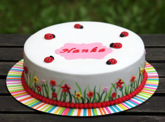 Ladybug Cake