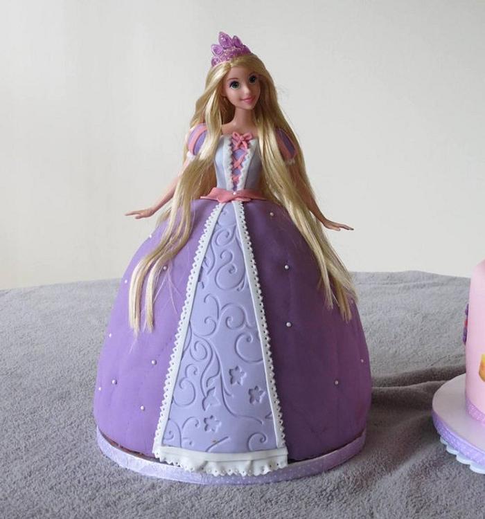 Rapunzel Doll Cake