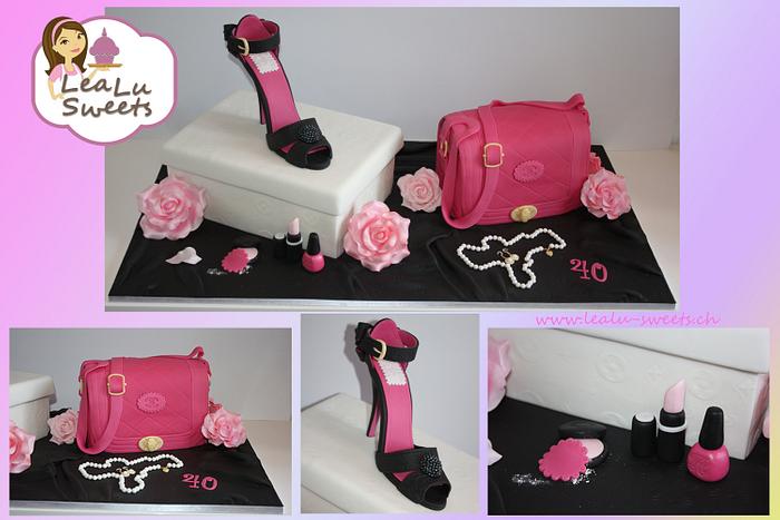 Shoe Box & Handbag Cupcakes and Cakes