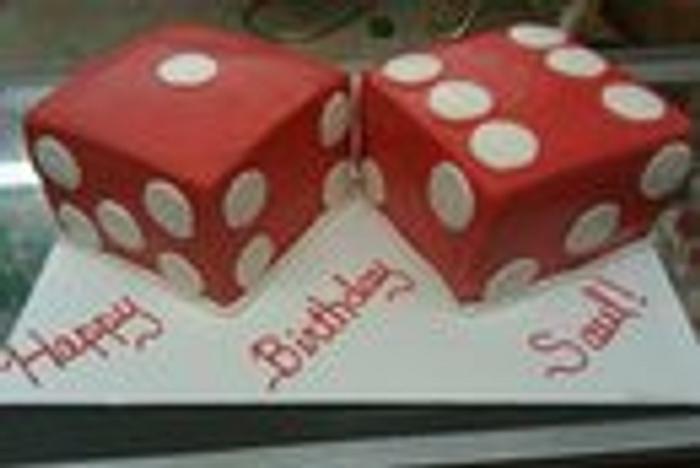 sweet 16 dice cake