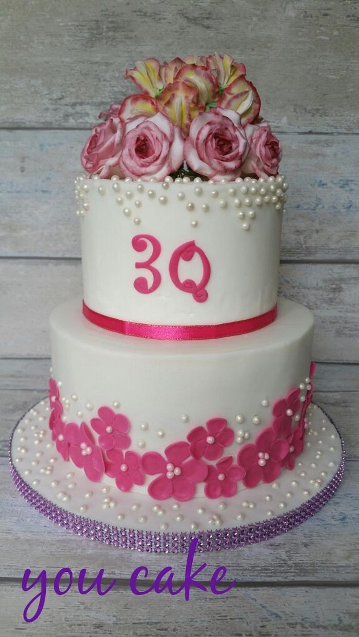 30 years wedding anniversary cake for my parents