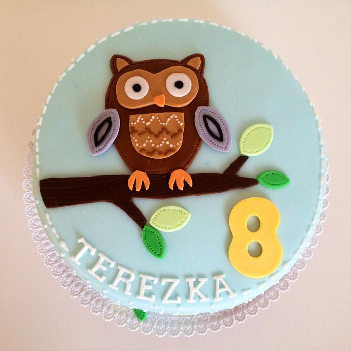 Little owl cake