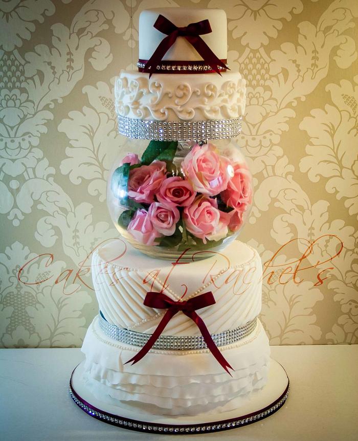 The Rose Bowl Wedding Cake