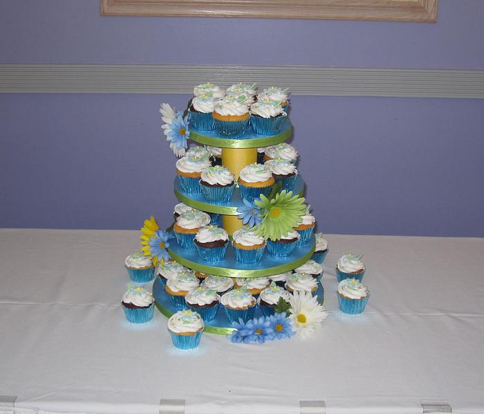 Bridal Shower Cupcake Tower