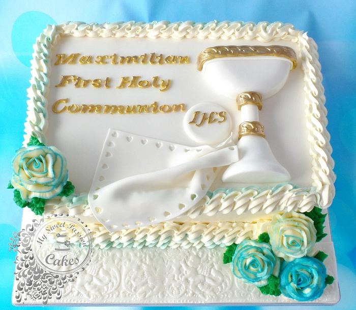 1st Communion Cake 