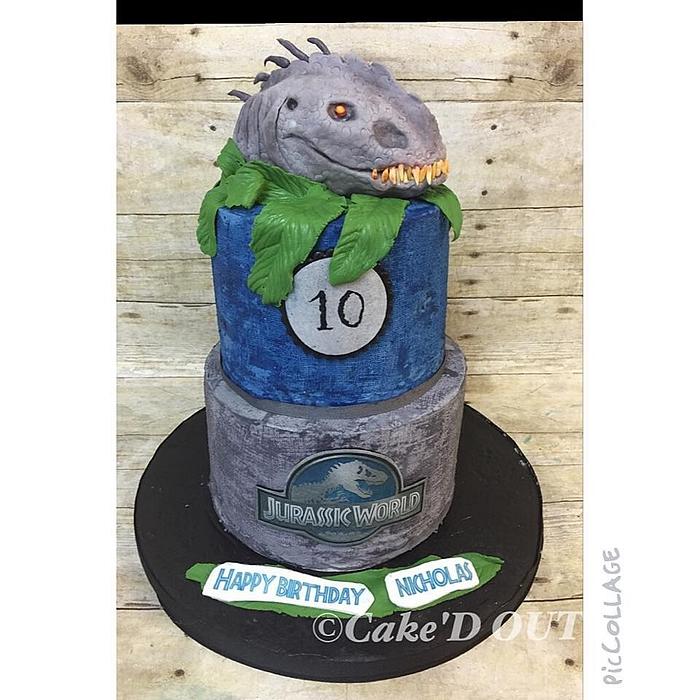 Jurassic world cake