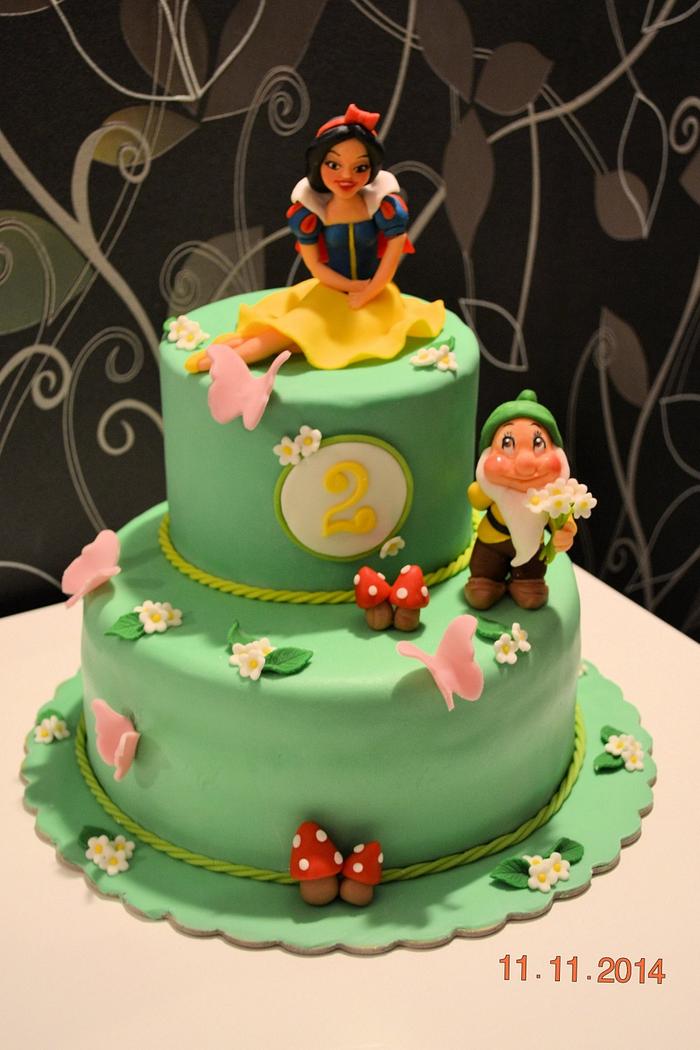 Cake Snow White and Bashful