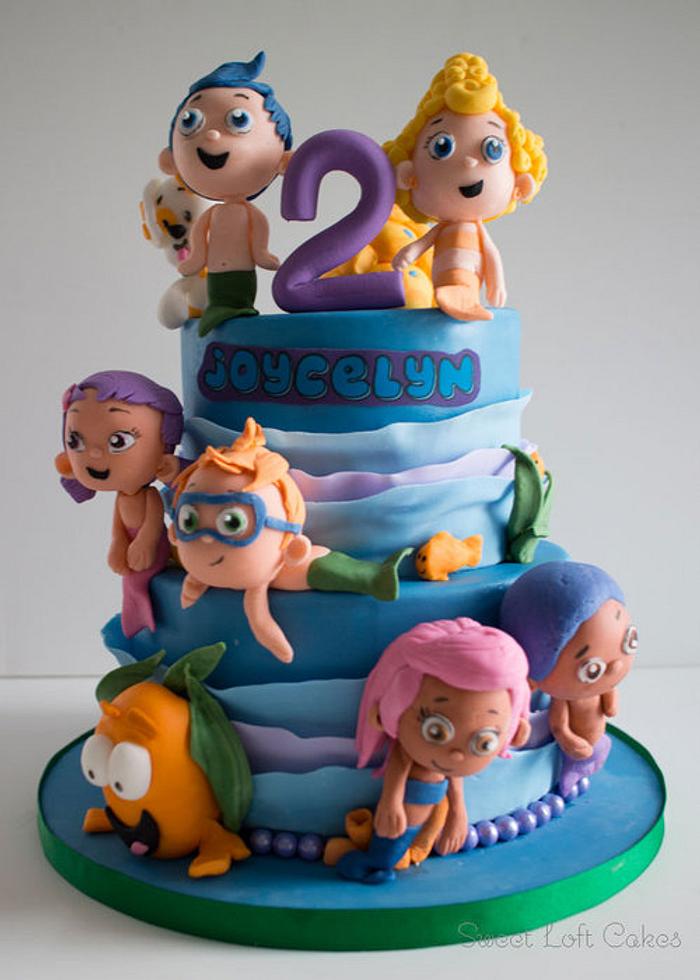 Bubbles Guppies Birthday Cake