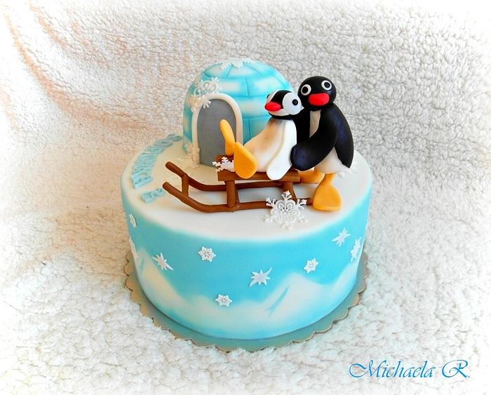 Dreams Cakes Gozo - Cute almond Pingu cake ❤️🐧 | Facebook