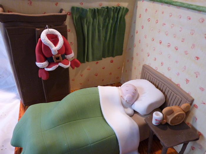 Father Christmas from Raymond Briggs' film - Bake a Christmas Wish collaboration