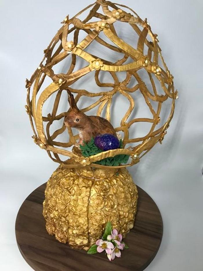 Faberge easter cake