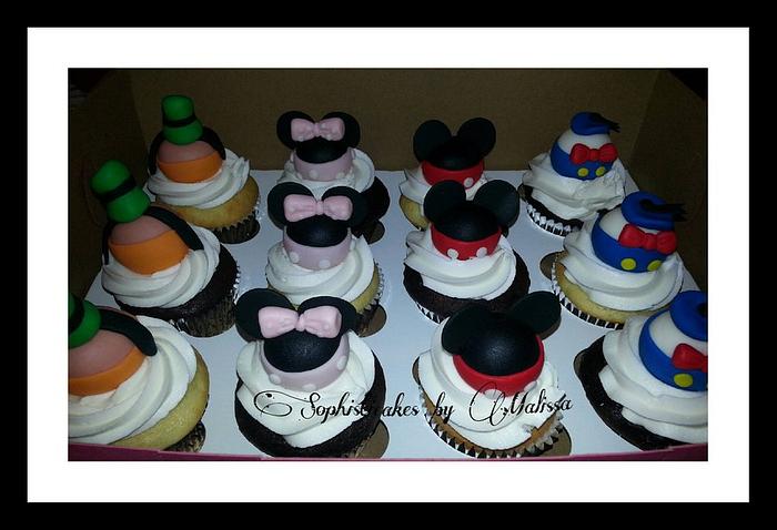 Mickey and Friends Cupcake Toppers