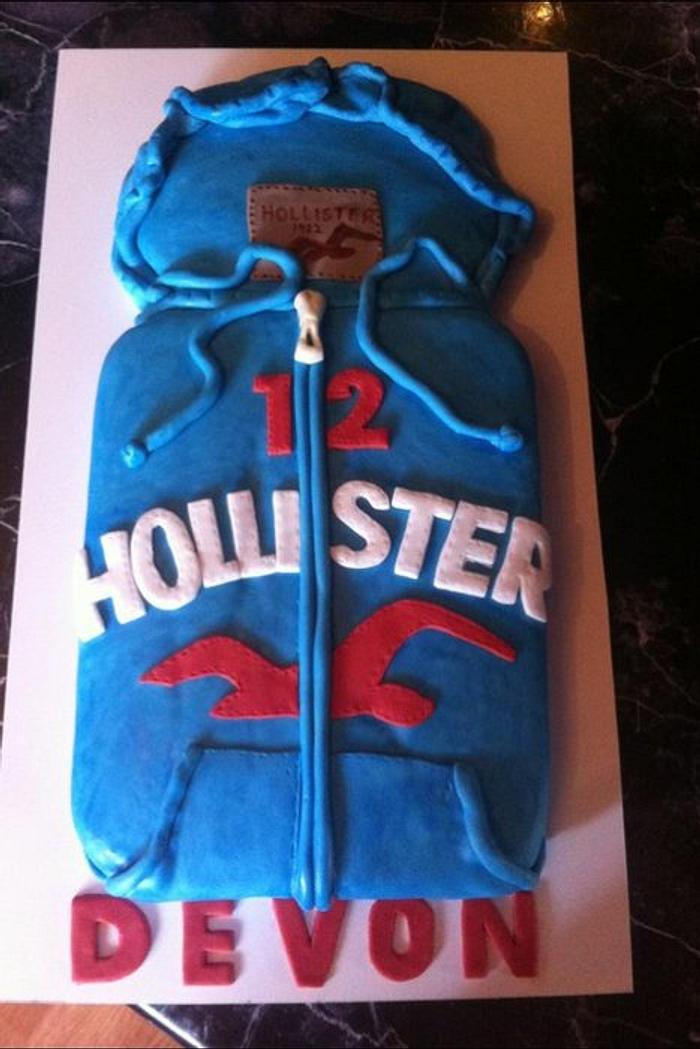 Hollister sweater cake 