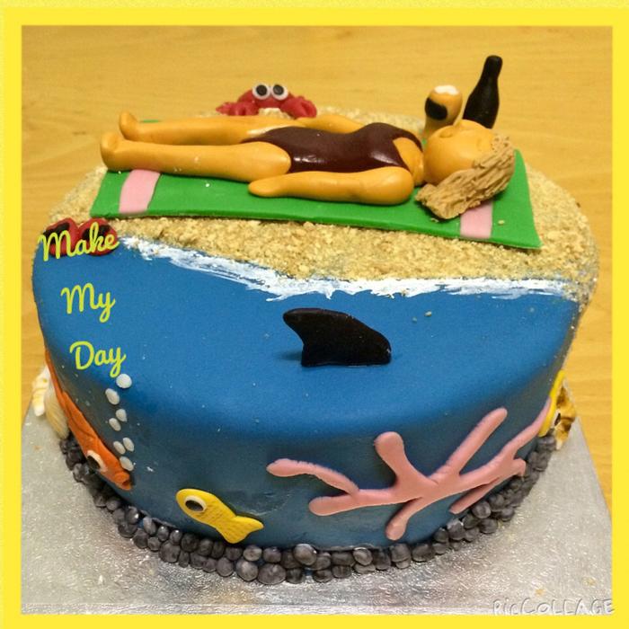 Beach Babe Cake