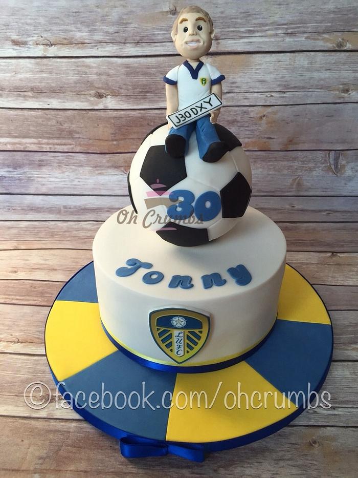 Leeds United cake 