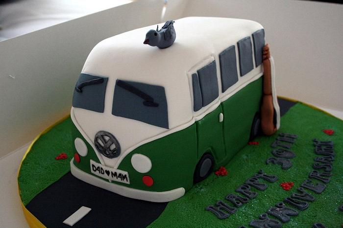 VW campervan 30th Wedding anniversary