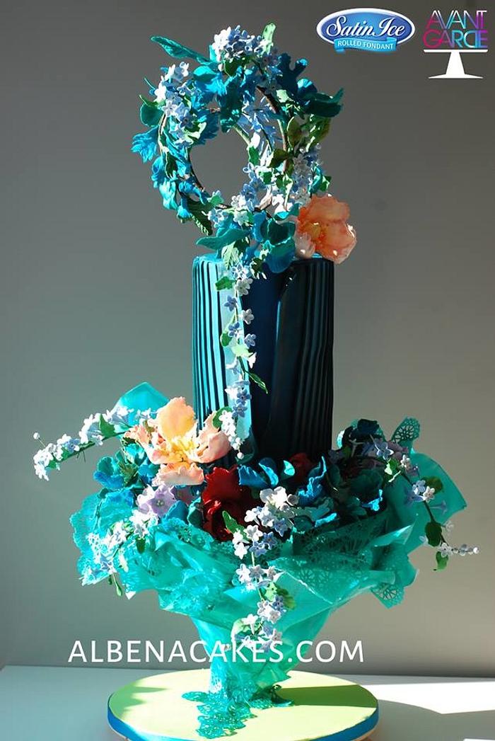 Blue Fantasy - Avant-Garde Cake