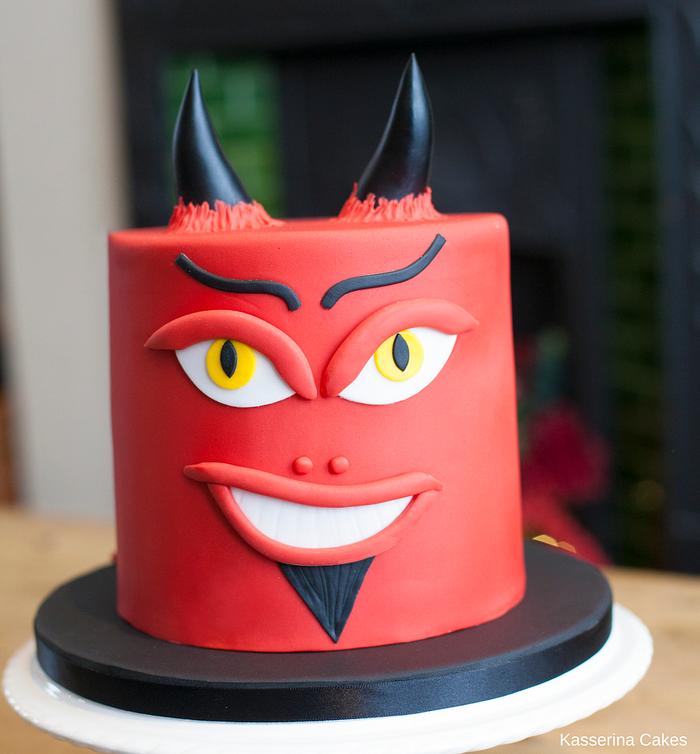 Devil character cake