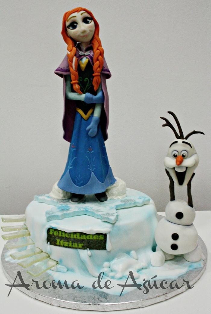 Frozen Anna and Olaf