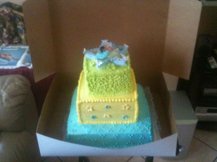 My little star babyshower cake 