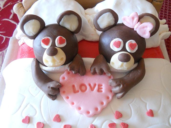 cake topper bear's