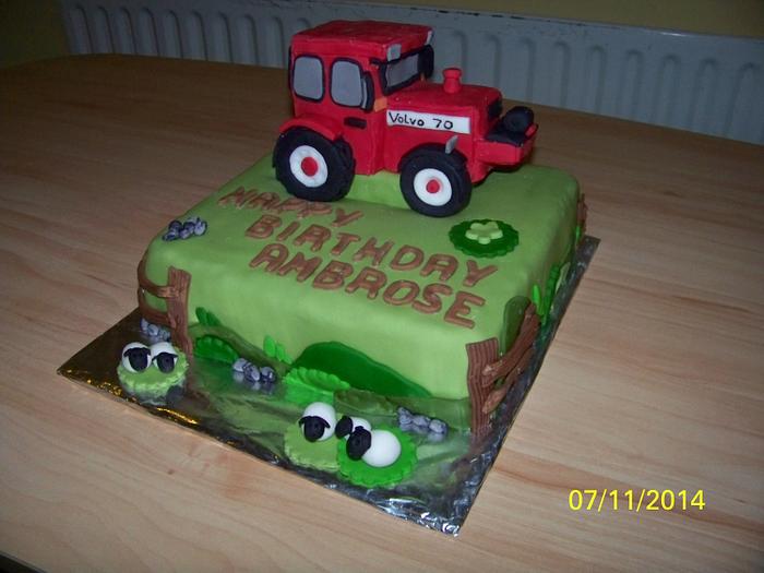 Cake for the farmer.