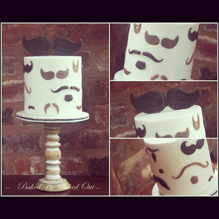 Moustache Cake