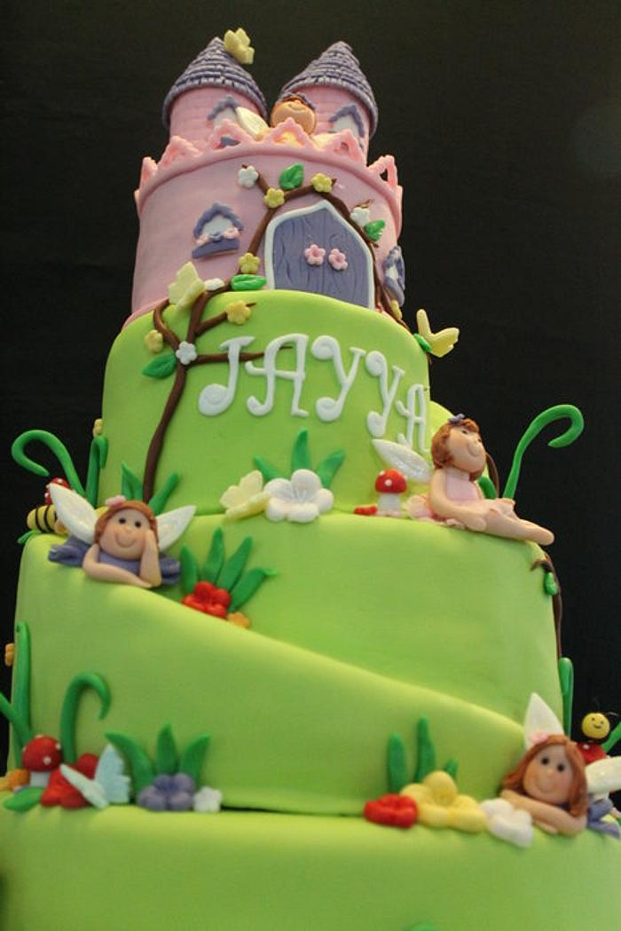 woodland fairy cake 