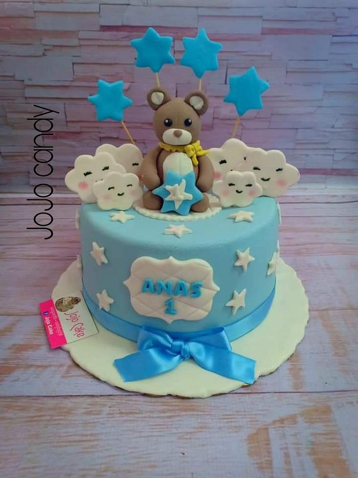1st birthday cake by hala