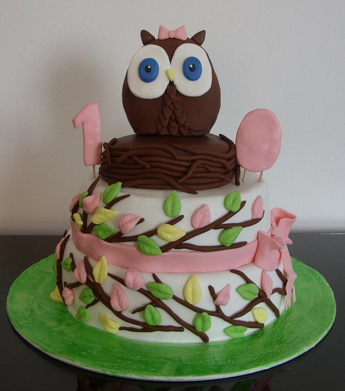 Owl Cake