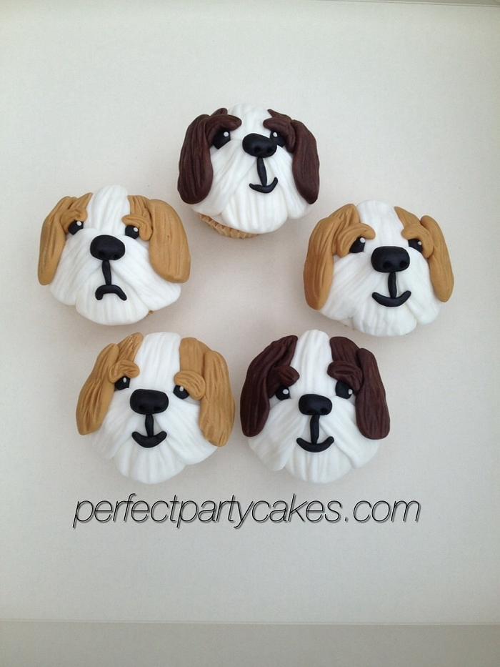 Dog cupcakes 