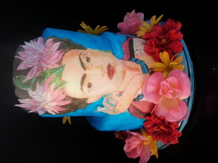 Frida Kahlo inspired cake