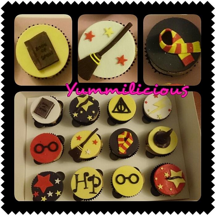 Harry Potter inspired cupcakes 