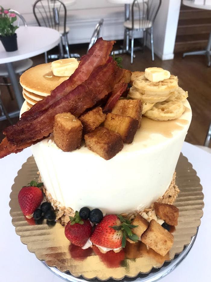 Sweet and Savory Brunch Cake