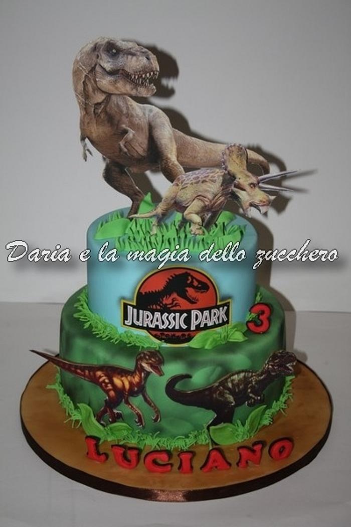 Jurassic Park cake