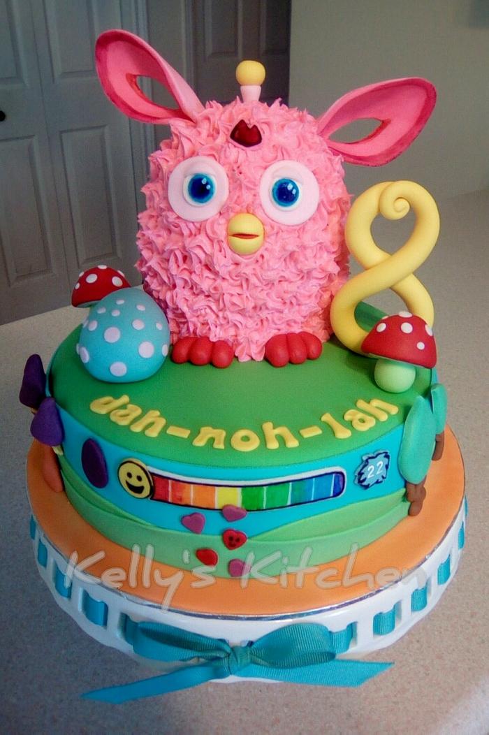 Furby connect birthday cake