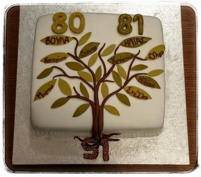 Olive tree cake by Konstantina Chalkia