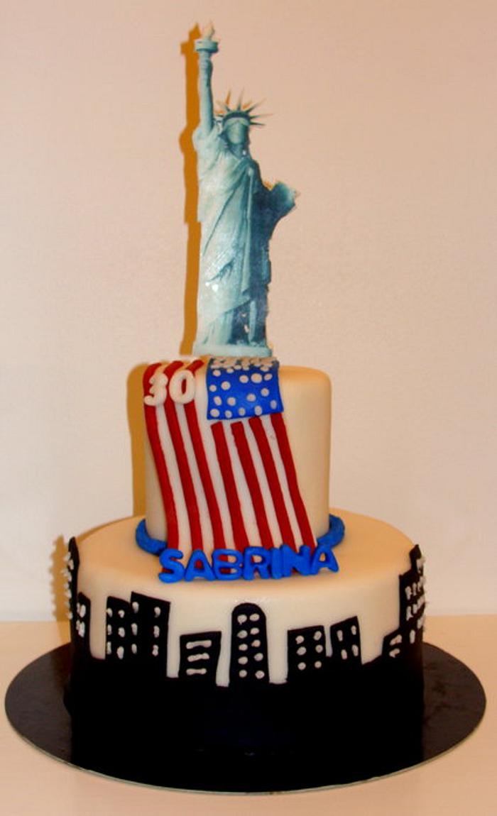 Love US, Love NY cake