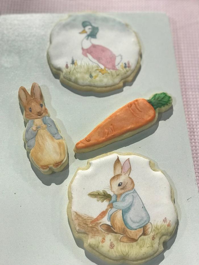 Peter Rabbit cookie 