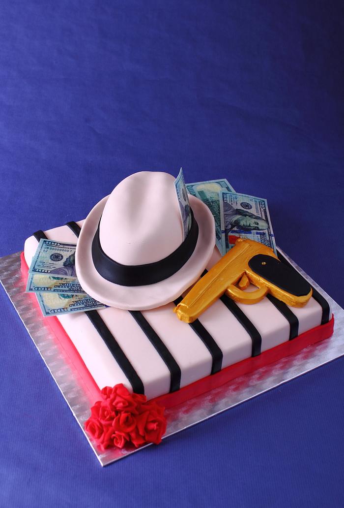 Gangster wedding cake